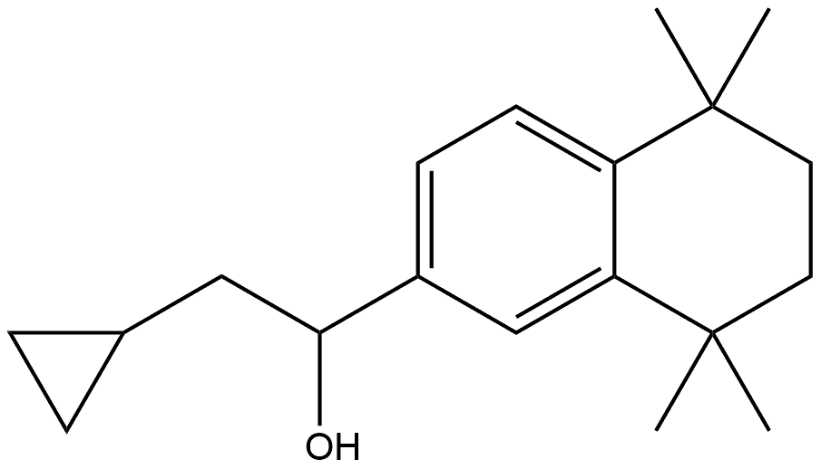 α-(Cyclopropylmethyl)-5,6,7,8-tetrahydro-5,5,8,8-tetramethyl-2-naphthalenemet... Structure