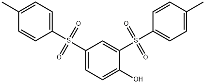 Phenol, 2,4-bis[(4-methylphenyl)sulfonyl]- Structure
