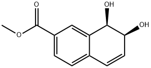 1-((7S,8R)-7,8-Dihydroxy-7,8-dihydronaphthalen-2-yl)ethanone Structure