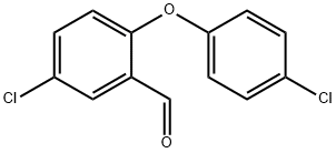 5-chloro-2-(4-chlorophenoxy)benzaldehyde Structure