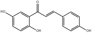 2-Propen-1-one, 1-(2,5-dihydroxyphenyl)-3-(4-hydroxyphenyl)-, (2E)- 구조식 이미지