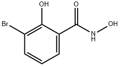 Benzamide, 3-bromo-N,2-dihydroxy- Structure