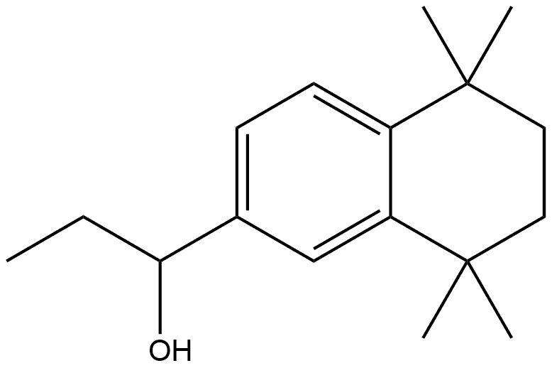 α-Ethyl-5,6,7,8-tetrahydro-5,5,8,8-tetramethyl-2-naphthalenemethanol Structure