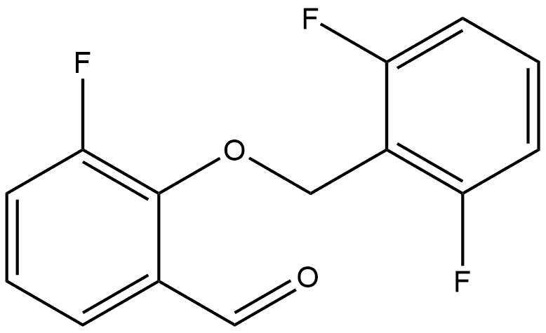 2-[(2,6-Difluorophenyl)methoxy]-3-fluorobenzaldehyde Structure