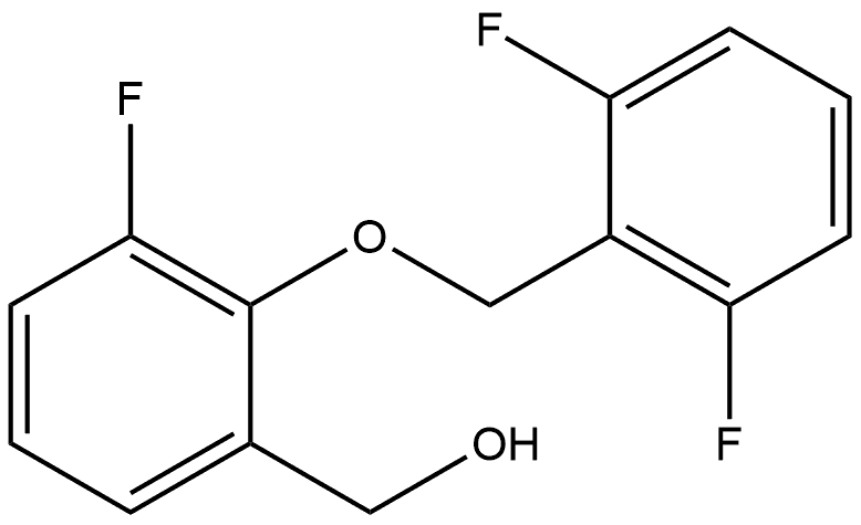 2-[(2,6-Difluorophenyl)methoxy]-3-fluorobenzenemethanol Structure