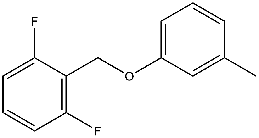 1,3-Difluoro-2-[(3-methylphenoxy)methyl]benzene Structure