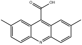 9-Acridinecarboxylic acid, 2,7-dimethyl- 구조식 이미지