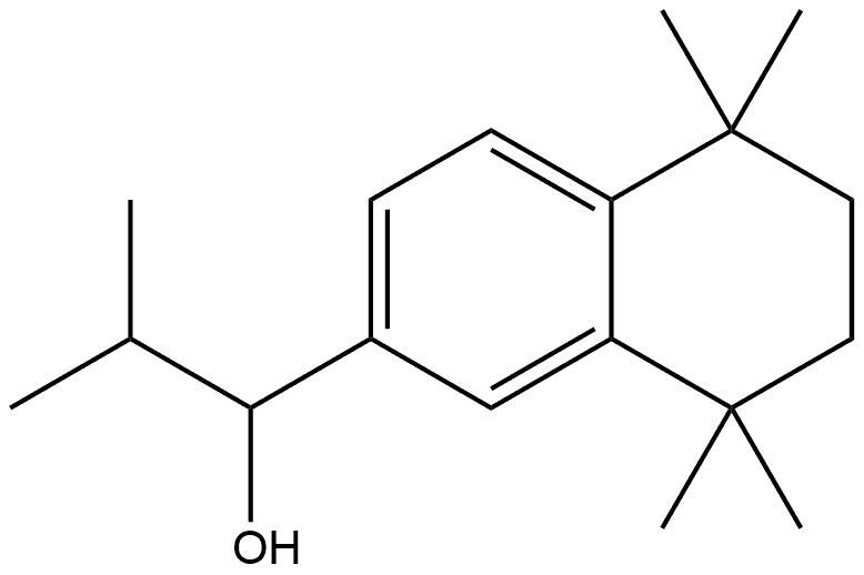 5,6,7,8-Tetrahydro-5,5,8,8-tetramethyl-α-(1-methylethyl)-2-naphthalenemethanol Structure