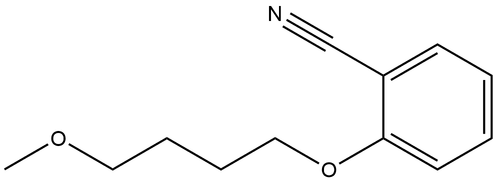 2-(4-Methoxybutoxy)benzonitrile Structure