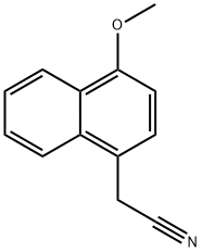 1-Naphthaleneacetonitrile, 4-methoxy- Structure