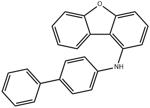 1-Dibenzofuranamine, N-[1,1'-biphenyl]-4-yl- 구조식 이미지