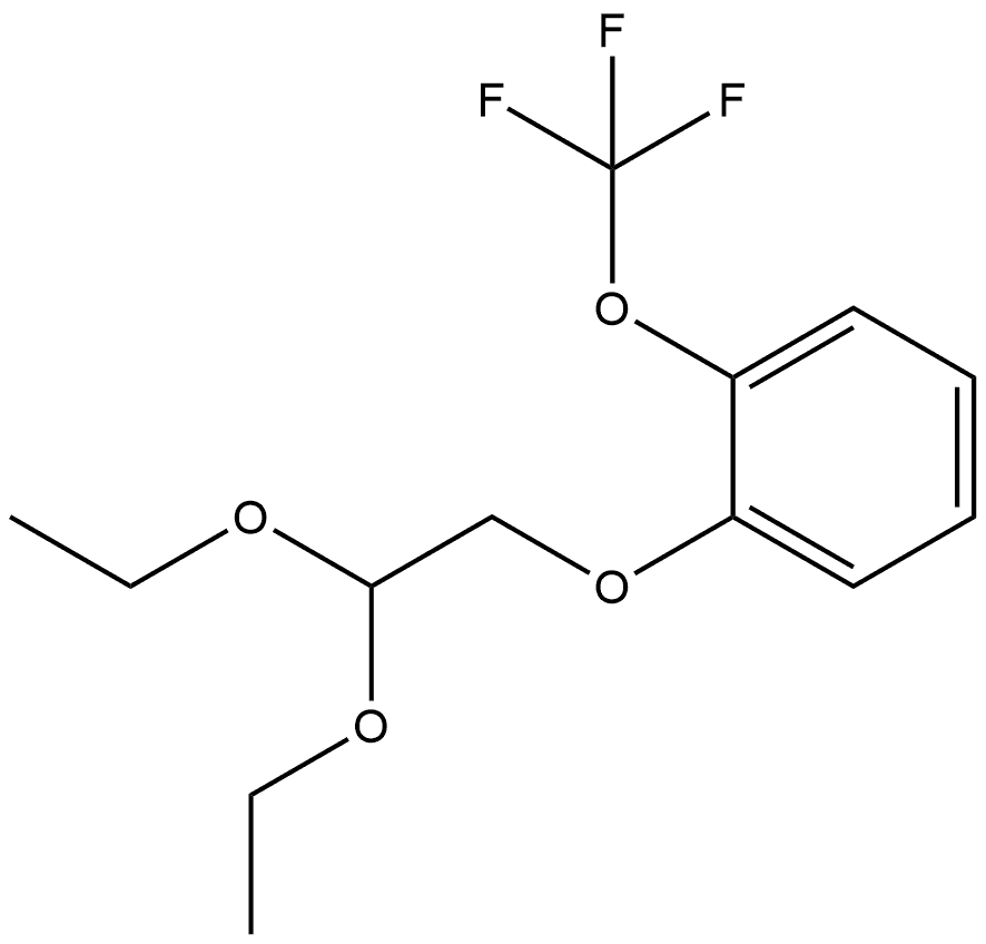 1-(2,2-Diethoxyethoxy)-2-(trifluoromethoxy)benzene Structure