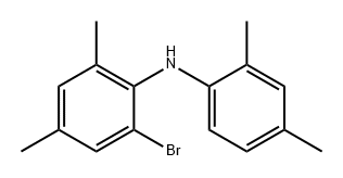 Benzenamine, 2-bromo-N-(2,4-dimethylphenyl)-4,6-dimethyl- Structure