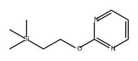 Pyrimidine, 2-[2-(trimethylsilyl)ethoxy]- Structure