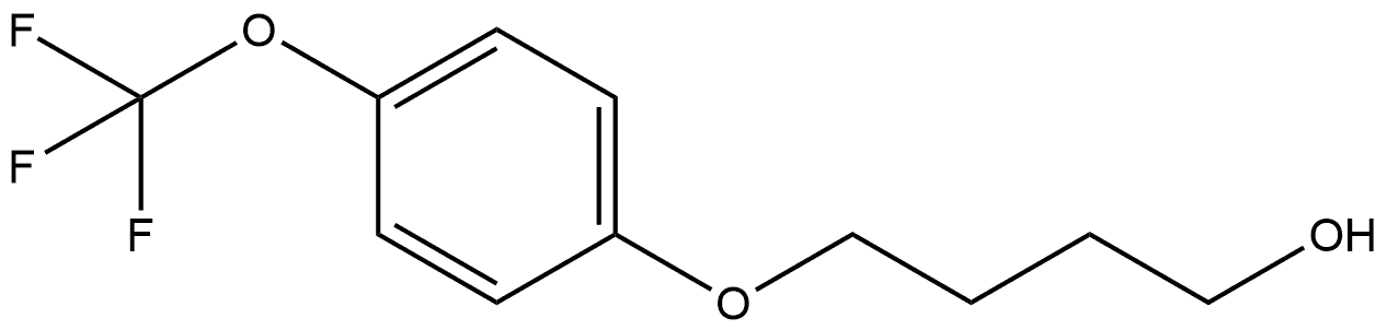 4-[4-(Trifluoromethoxy)phenoxy]-1-butanol Structure