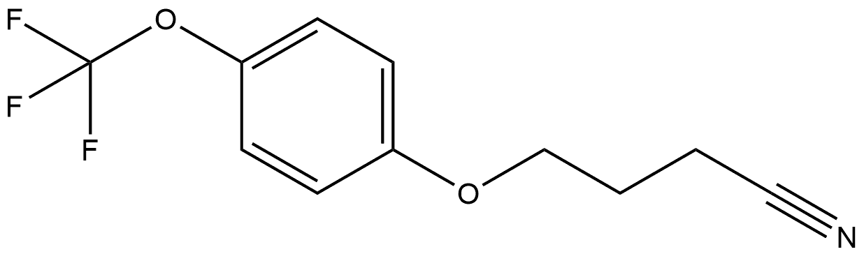 4-[4-(Trifluoromethoxy)phenoxy]butanenitrile Structure