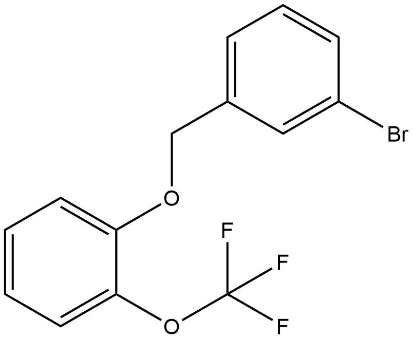 1-[(3-Bromophenyl)methoxy]-2-(trifluoromethoxy)benzene Structure