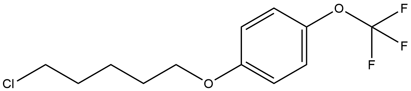 1-[(5-Chloropentyl)oxy]-4-(trifluoromethoxy)benzene Structure