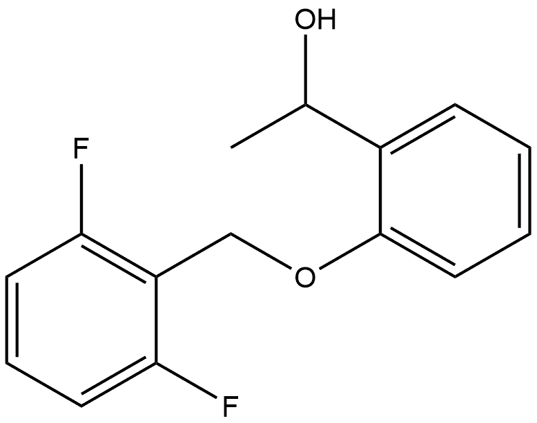 2-[(2,6-Difluorophenyl)methoxy]-α-methylbenzenemethanol Structure