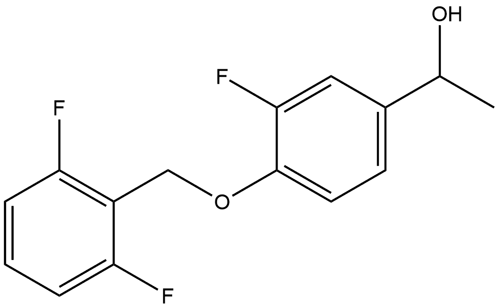 4-[(2,6-Difluorophenyl)methoxy]-3-fluoro-α-methylbenzenemethanol Structure