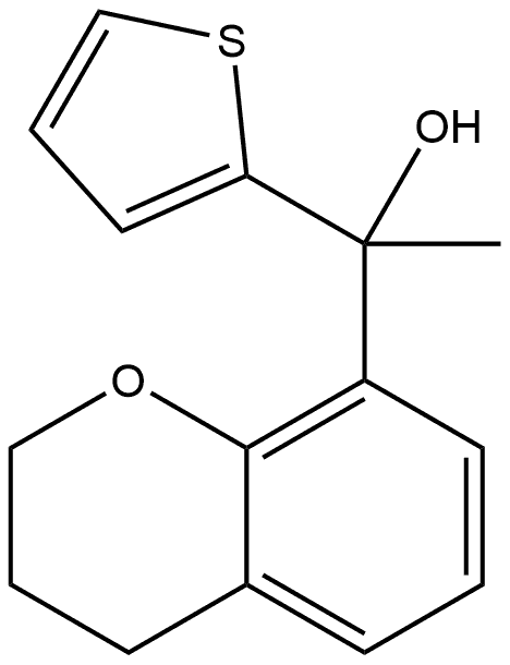 3,4-Dihydro-α-methyl-α-2-thienyl-2H-1-benzopyran-8-methanol Structure