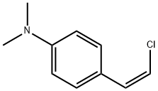 Benzenamine, 4-[(1Z)-2-chloroethenyl]-N,N-dimethyl- 구조식 이미지