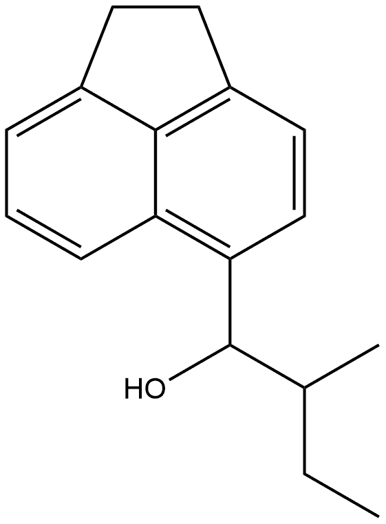 1,2-Dihydro-α-(1-methylpropyl)-5-acenaphthylenemethanol Structure