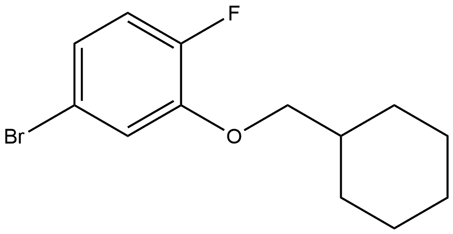 4-bromo-2-(cyclohexylmethoxy)-1-fluorobenzene Structure