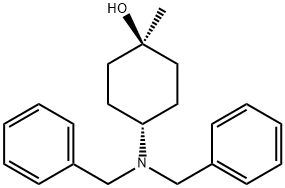 trans-4-(dibenzylamino)-1-methylcyclohexanol Structure