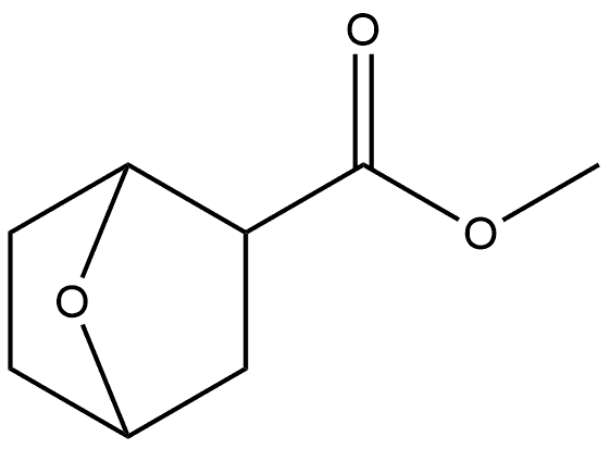 7-Oxabicyclo[2.2.1]heptane-2-carboxylic acid, methyl ester, exo- Structure
