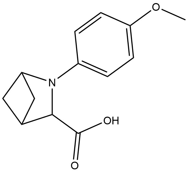 2-(4-methoxyphenyl)-2-azabicyclo[2.1.1]hexane-3-carboxylic acid Structure