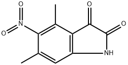 4,6-dimethyl-5-nitro-2,3-dihydro-1H-indole-2,3-dione Structure