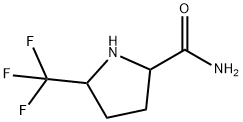 5-(Trifluoromethyl)-2-pyrrolidinecarboxamide 구조식 이미지