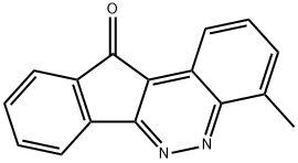 4-methyl-11H-Indeno[1,2-c]cinnolin-11-one Structure