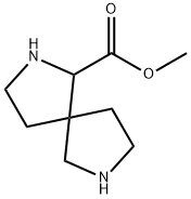 2,7-Diazaspiro[4.4]nonane-1-carboxylic acid, methyl ester Structure