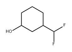 Cyclohexanol, 3-(difluoromethyl)- Structure