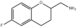 2H-1-Benzopyran-2-methanamine, 6-fluoro-3,4-dihydro- 구조식 이미지