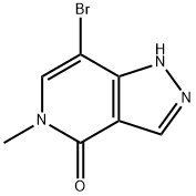 7-bromo-5-methyl-1H,4H,5H-pyrazolo[4,3-c]pyridin-4-one Structure