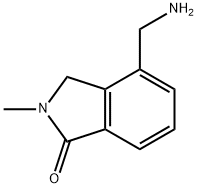 4-(aminomethyl)-2-methyl-2,3-dihydro-1H-isoindol-1-one hydrochloride Structure