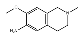 6-Isoquinolinamine, 1,2,3,4-tetrahydro-7-methoxy-2-methyl- Structure