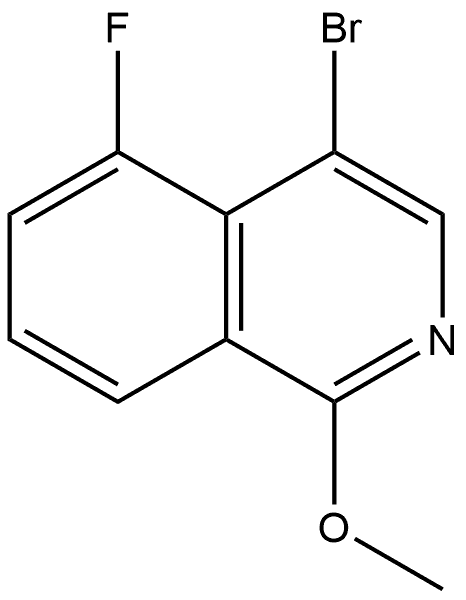 4-Bromo-5-fluoro-1-methoxyisoquinoline Structure