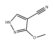 1H-Pyrazole-4-carbonitrile, 3-methoxy- 구조식 이미지