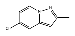 Pyrazolo[1,5-a]pyridine, 5-chloro-2-methyl- Structure