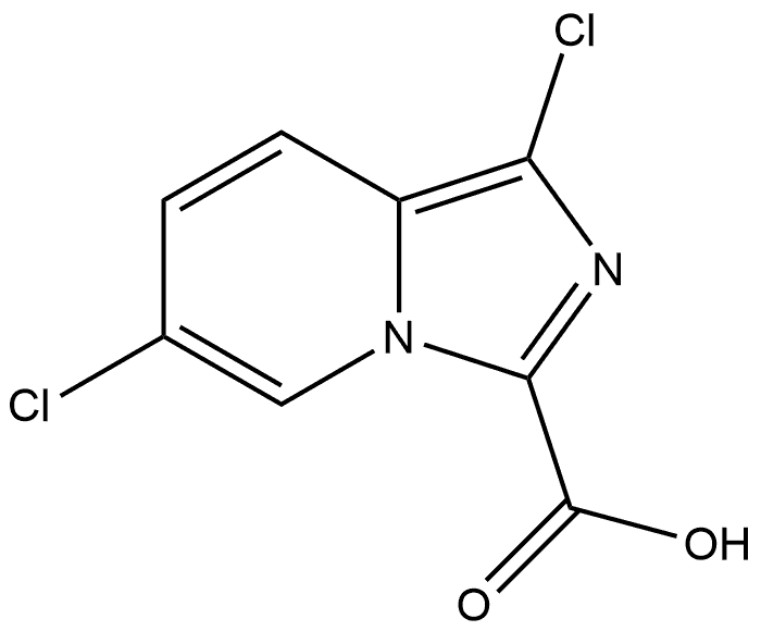 1,6-dichloroimidazo[1,5-a]pyridine-3-carboxylic acid Structure