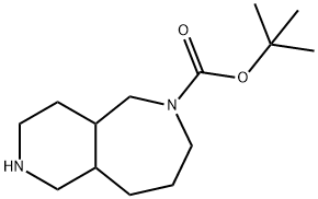 6H-Pyrido[4,3-c]azepine-6-carboxylic acid, decahydro-, 1,1-dimethylethyl ester Structure