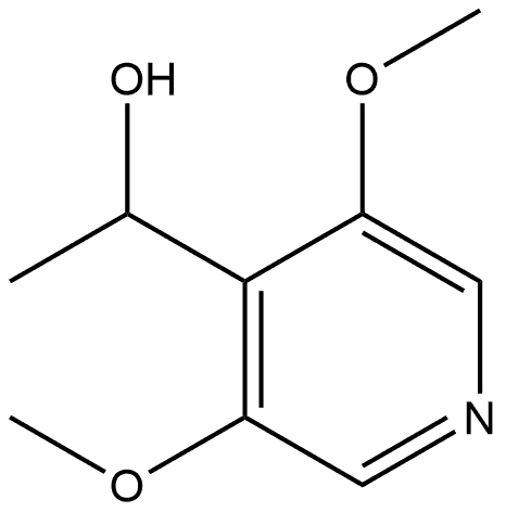 3,5-Dimethoxy-α-methyl-4-pyridinemethanol Structure