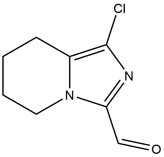 1-chloro-5,6,7,8-tetrahydroimidazo[1,5-a]pyridine-3-carbaldehyde Structure