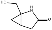 1-(Hydroxymethyl)-2-azabicyclo[3.1.0]hexan-3-one 구조식 이미지