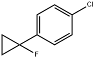 1-chloro-4-(1-fluorocyclopropyl)benzene Structure
