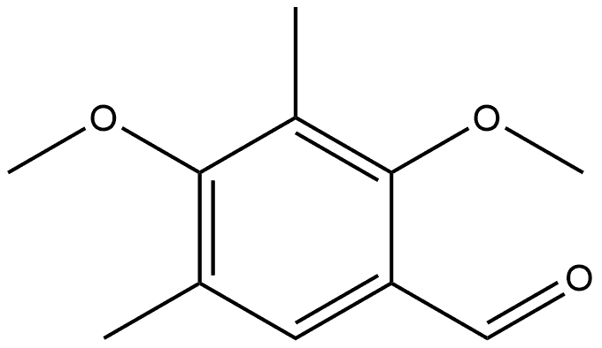 2,4-Dimethoxy-3,5-dimethylbenzaldehyde Structure